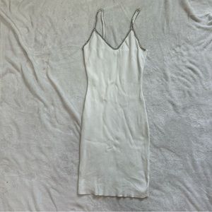 Fashion Nova Rhinestone Knit Mini Dress